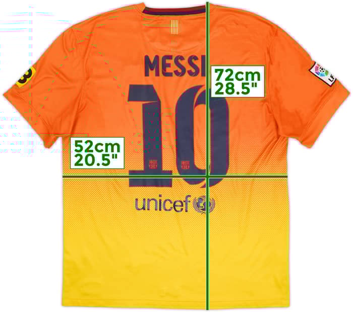 2012-13 Barcelona Away Shirt Messi #10 - 8/10 - (L)