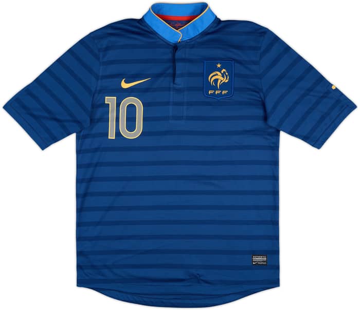 2012-13 France Home Shirt Benzema #10 - 8/10 - (M)