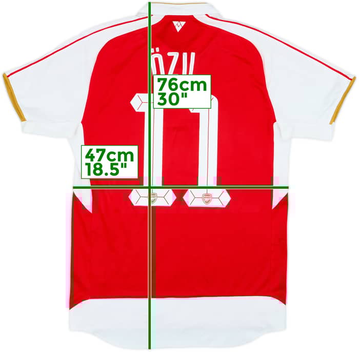 2015-16 Arsenal Home Shirt Ozil #11 - 5/10 - (M)