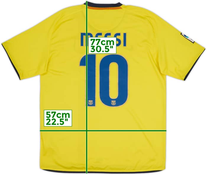 2008-10 Barcelona Away Shirt Messi #10 - 8/10 - (L)