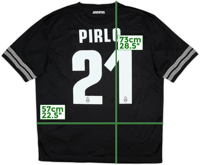 2012-13 Juventus Away Shirt Pirlo #21 - 8/10 - (XL)