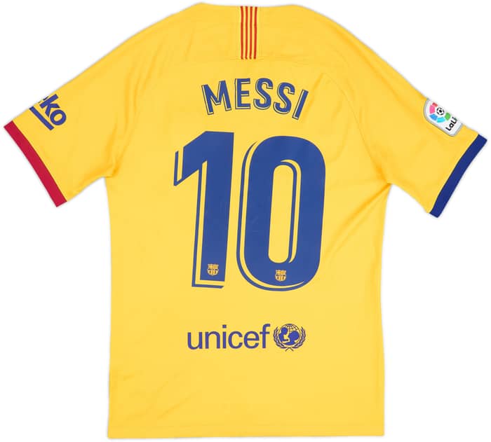 2019-20 Barcelona Away Shirt Messi #10 - 9/10 - (S)