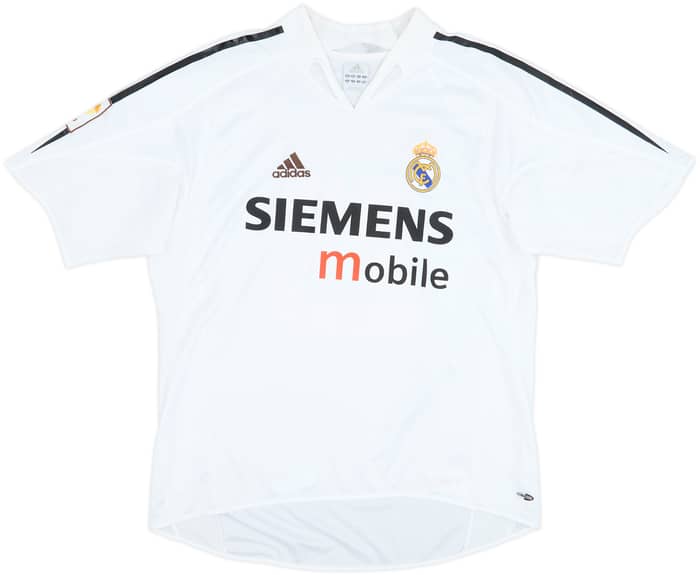 2004-05 Real Madrid Home Shirt Beckham #23 - 7/10 - (M)