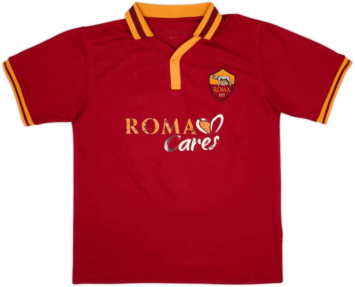 2013-14 Roma Home Shirt Totti #10 - 5/10 - (M)