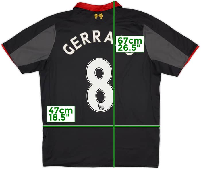 2014-15 Liverpool Third Shirt Gerrard #8 - 8/10 - (S)