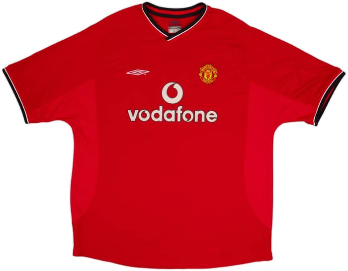 2000-02 Manchester United Home Shirt Beckham #7 - 5/10 - (XXL)