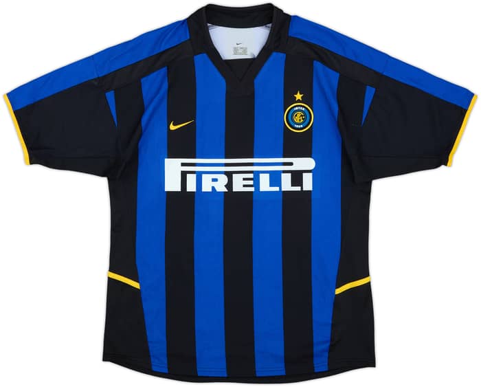 2002-03 Inter Milan Home Shirt Batistuta #19 - 6/10 - (M)