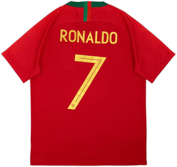 2018-19 Portugal Home Shirt Ronaldo #7 - 7/10 - (L)