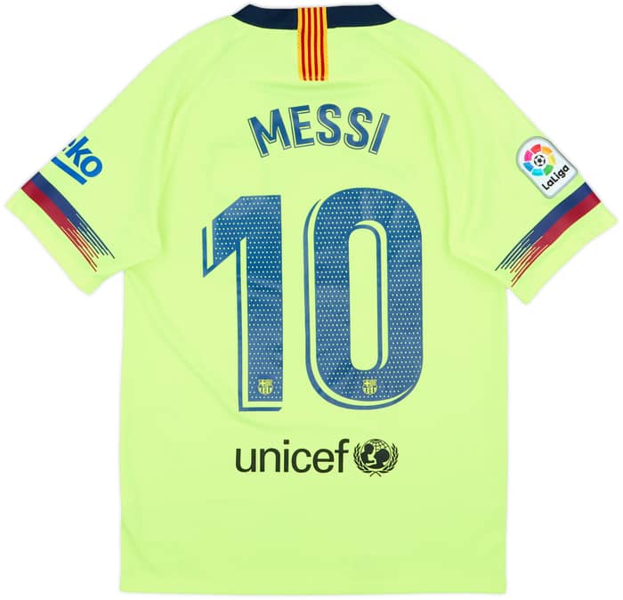 2018-19 Barcelona Away Shirt Messi #10 - 8/10 - (S)