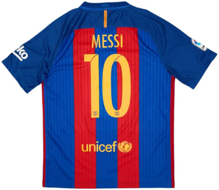 2016-17 Barcelona Home Shirt Messi #10 - 7/10 - (M)