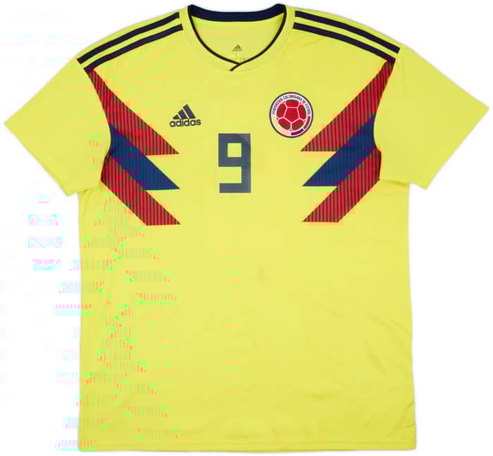 2018-19 Colombia Home Shirt Falcao #9 - 5/10 - (L)