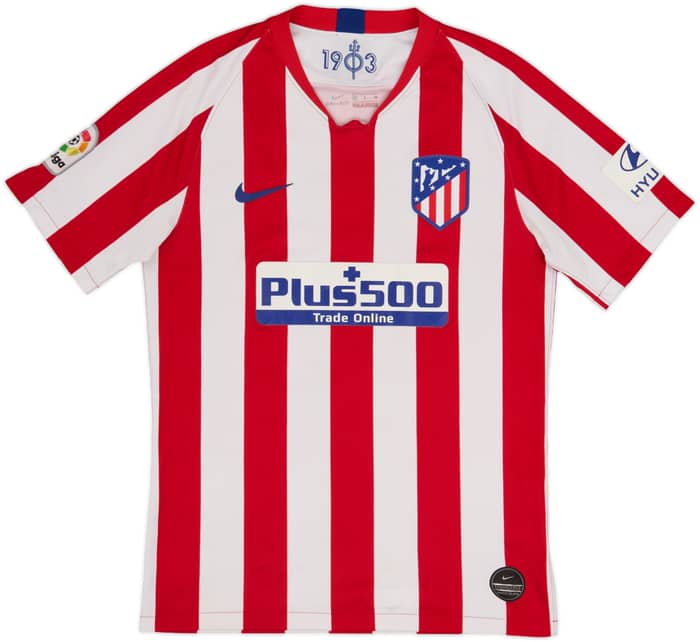 2019-20 Atletico Madrid Home Shirt Griezmann #7 - 6/10 - (S)