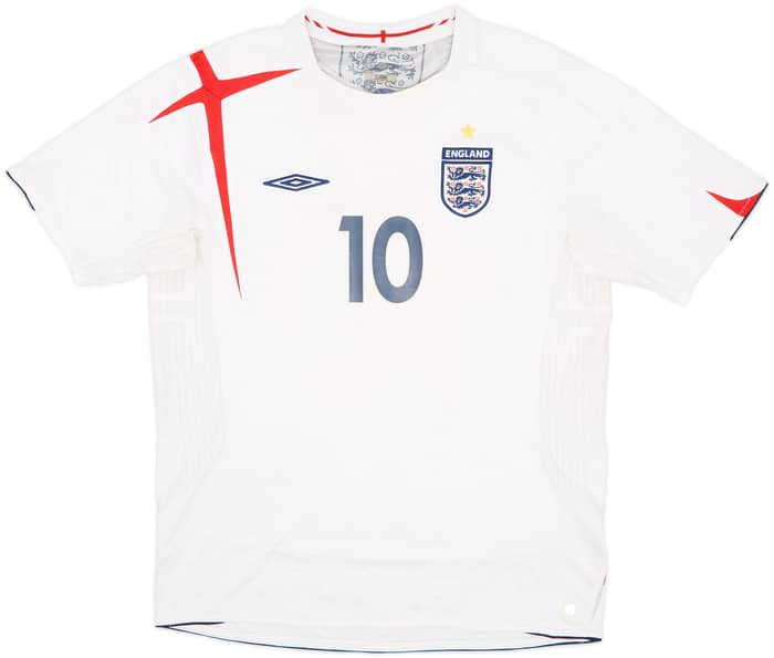 2005-07 England Home Shirt Owen #10 - 5/10 - (L)