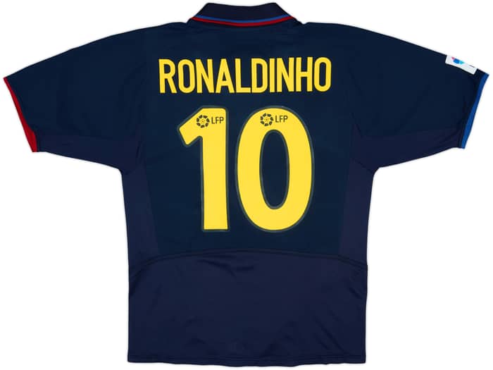 2003-04 Barcelona Third Shirt Ronaldinho #10 - 8/10 - (M)