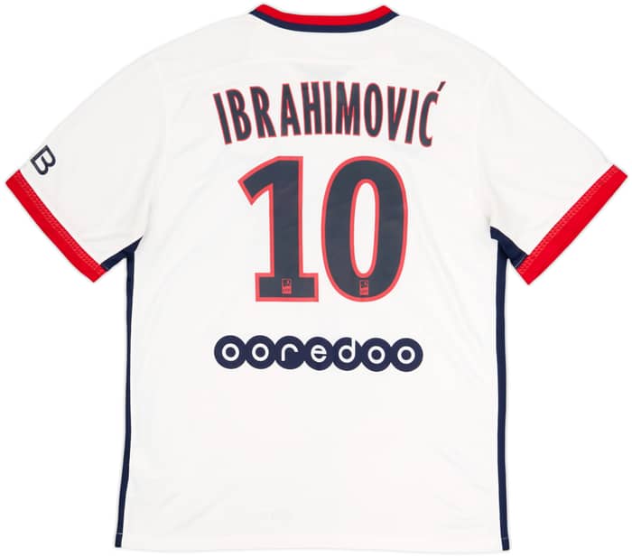 2015-16 Paris Saint-Germain Away Shirt Ibrahimovic #10 - 6/10 - (L)