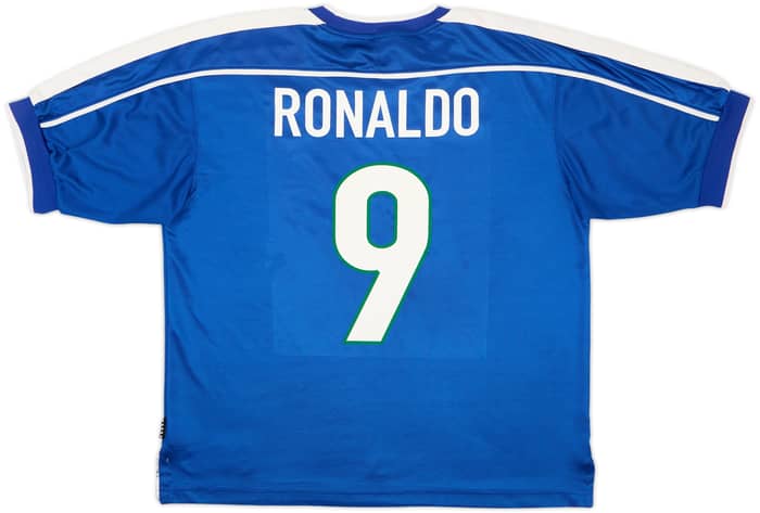 1998-00 Brazil Away Shirt Ronaldo #9 - 8/10 - (M)