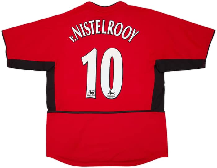 2002-04 Manchester United Home Shirt V.Nistelrooy #10 - 5/10 - (L)
