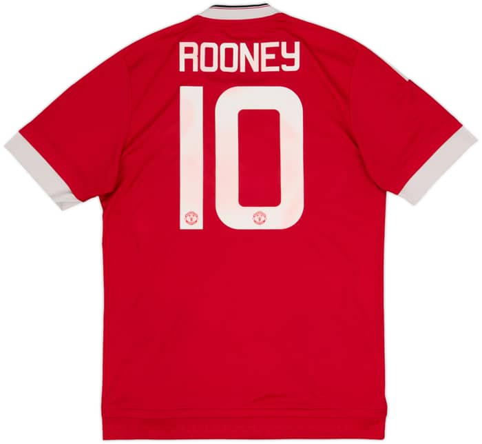 2015-16 Manchester United Home Shirt Rooney #10 - 5/10 - (L)