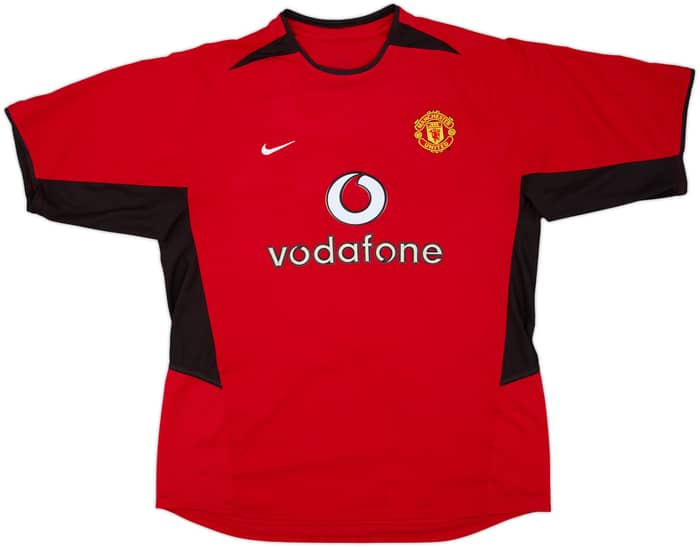 2002-04 Manchester United Home Shirt Beckham #7 - 7/10 - (L)