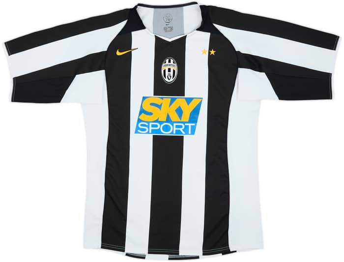 2004-05 Juventus Home Shirt Ibrahimovic #9 - 8/10 - (M)