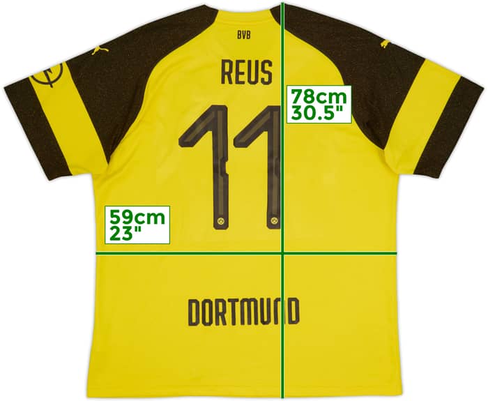 2018-19 Borussia Dortmund Home Shirt Reus #11 - 6/10 - (XXL)