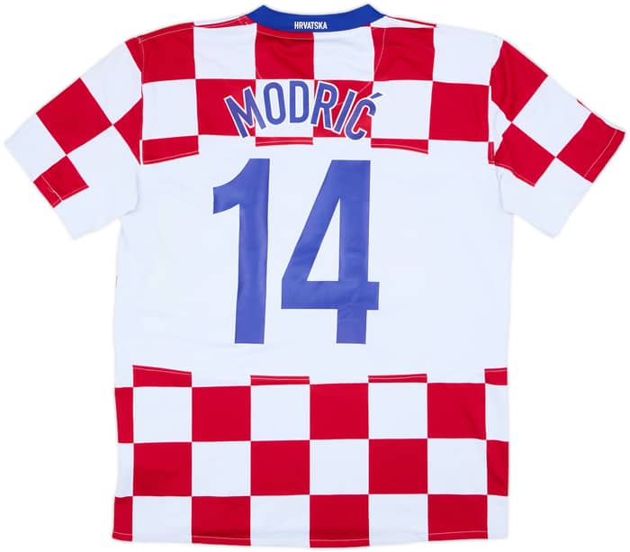 2008-09 Croatia Home Shirt Modric #14 - 7/10 - (M)