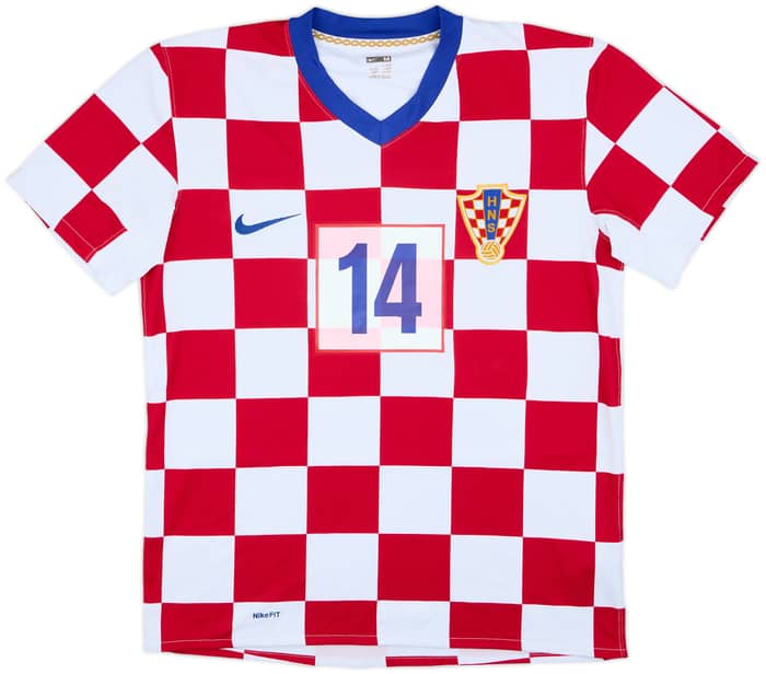 2008-09 Croatia Home Shirt Modric #14 - 7/10 - (M)