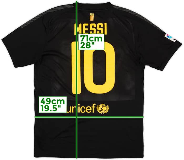 2011-12 Barcelona Away Shirt Messi #10 - 8/10 - (M)