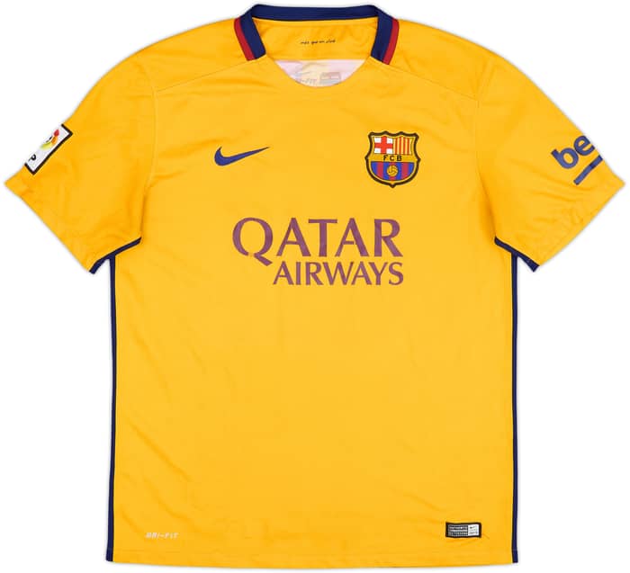2015-16 Barcelona Away Shirt Messi #10 - 5/10 - (L)