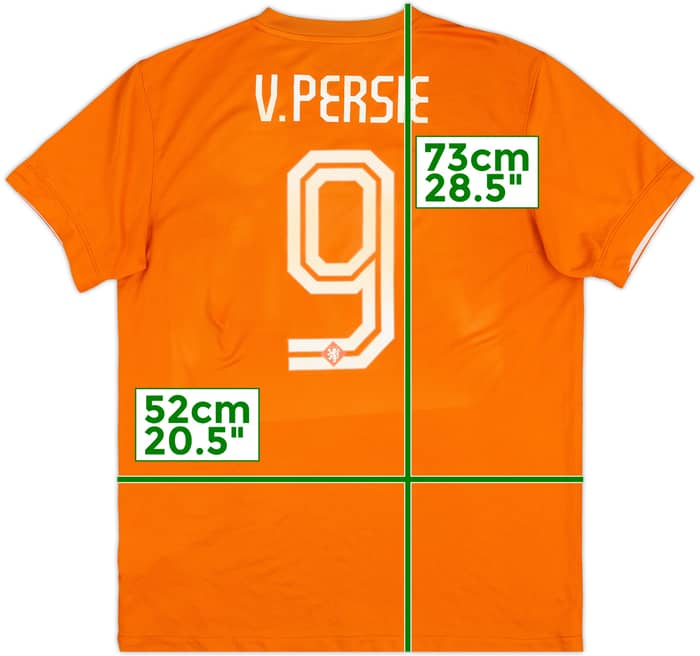 2014-15 Netherlands Home Shirt V.Persie #9 - 8/10 - (L)