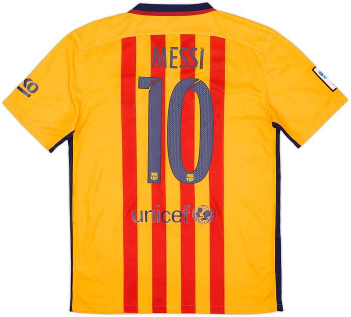 2015-16 Barcelona Away Shirt Messi #10 - 8/10 - (M)