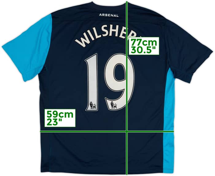 2011-12 Arsenal Away Shirt Wilshere #19 - 4/10 - (XL)