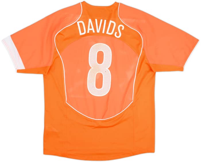 2004-06 Netherlands Home Shirt Davids #8 - 7/10 - (M)