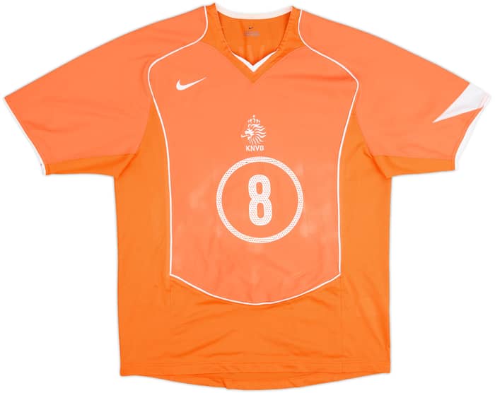 2004-06 Netherlands Home Shirt Davids #8 - 7/10 - (M)