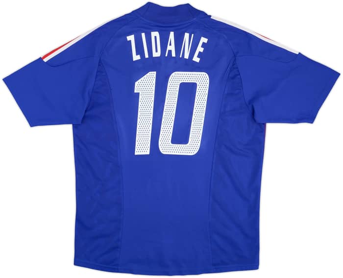 2002-04 France Home Shirt Zidane #10 - 5/10 - (L)