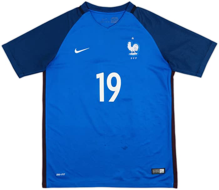 2016-17 France Home Shirt #19 - 5/10 - (XL.Boys)