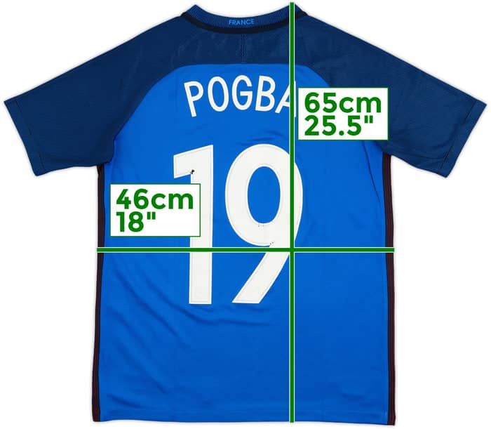 2016-17 France Home Shirt #19 - 5/10 - (XL.Boys)