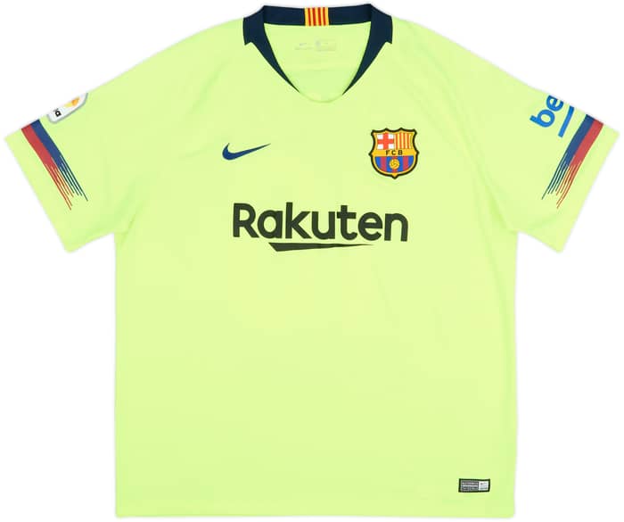 2018-19 Barcelona Away Shirt Messi #10 - 8/10 - (XL)