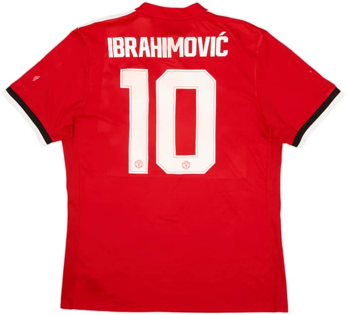 2017-18 Manchester United Home Shirt Ibrahimovic #10 - 5/10 - (L)