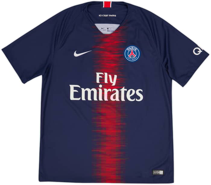 2018-19 Paris Saint-Germain Home Shirt Neymar Jr #10 - 6/10 - (L)