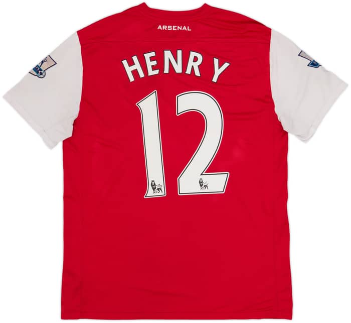 2011-12 Arsenal Home Shirt Henry #12 - 6/10 - (L)