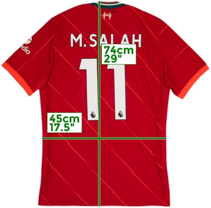 2021-22 Liverpool Home Shirt M.Salah #11 - 8/10 - (L)