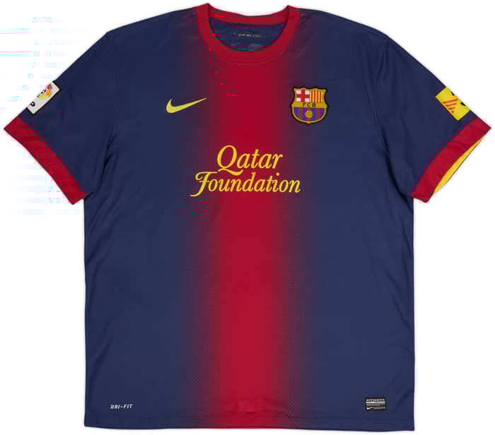2012-13 Barcelona Home Shirt Messi #10 - 8/10 - (XL)