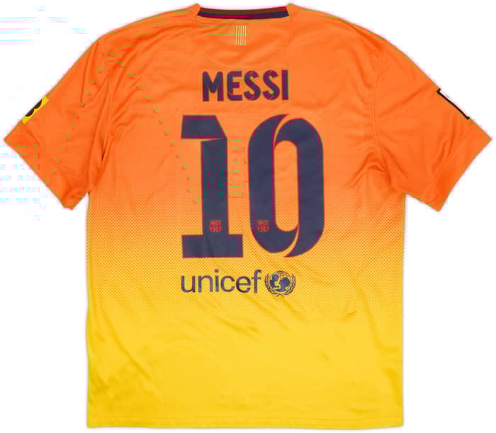 2012-13 Barcelona Away Shirt Messi #10 - 8/10 - (L)