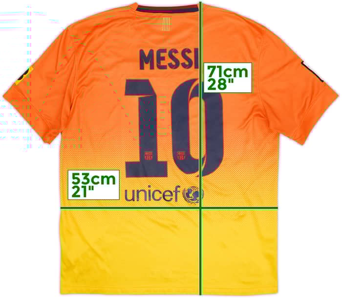 2012-13 Barcelona Away Shirt Messi #10 - 8/10 - (L)