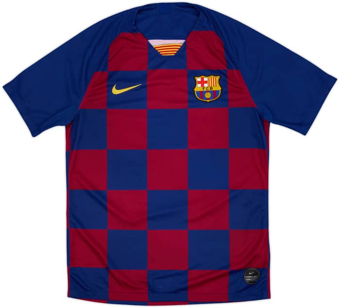 2019-20 Barcelona Home Shirt Messi #10 - 8/10 - (M)