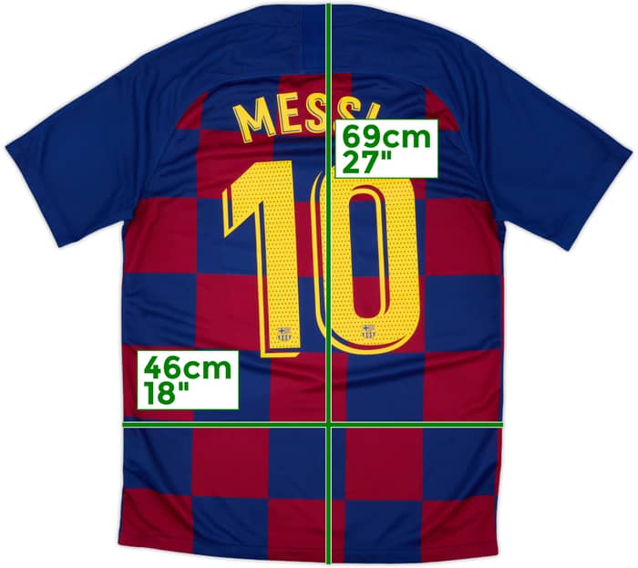 2019-20 Barcelona Home Shirt Messi #10 - 8/10 - (M)