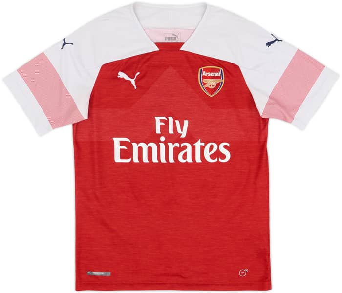 2018-19 Arsenal Home Shirt Saka #87 - 7/10 - (M)