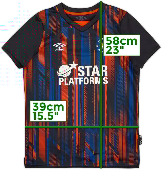 2021-22 Luton Town Away Shirt - 8/10 - (L.Boys)