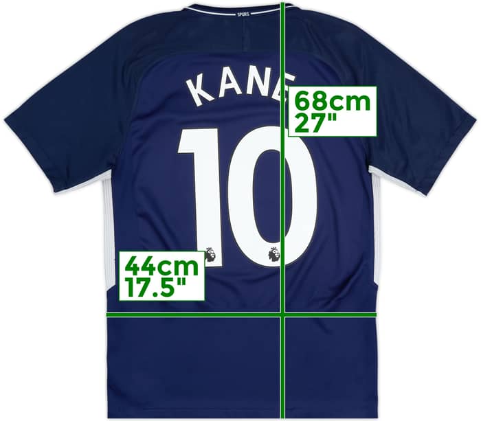 2017-18 Tottenham Away Shirt Kane #10 - 5/10 - (S)